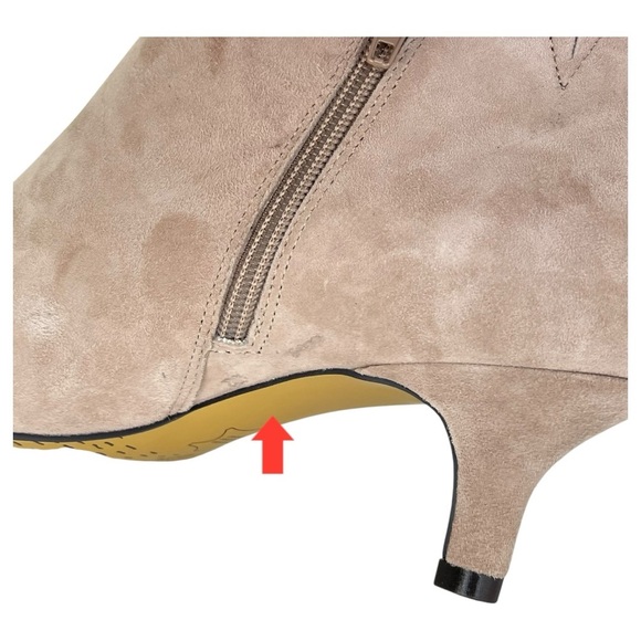 Bella Vita Bindi Cream Suede Womens Ankle Boots Size 9.5M - Picture 9 of 13